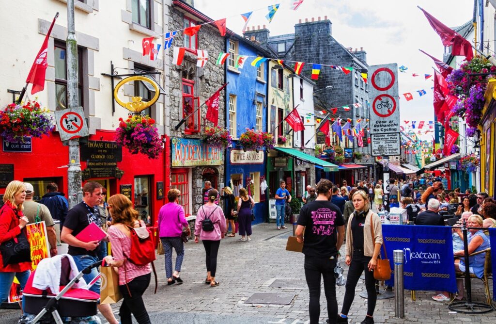 stop in galway city on our Private Car Tour of Ireland