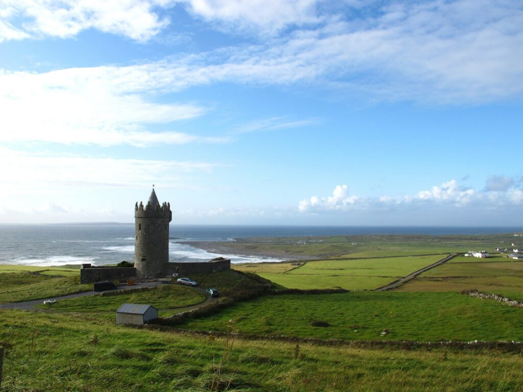 Castle near Sligo. Tour Ireland 2022